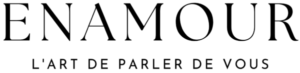 Logo studioenamour avec le slogan : L'art de parler de vous